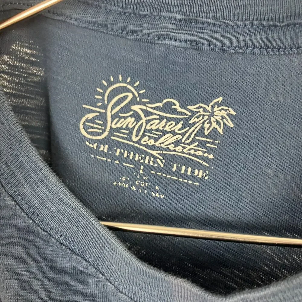 Southern Tide T-Shirt Kids L Tully Sun Farer Short Sleeve Cotton Casual Logo